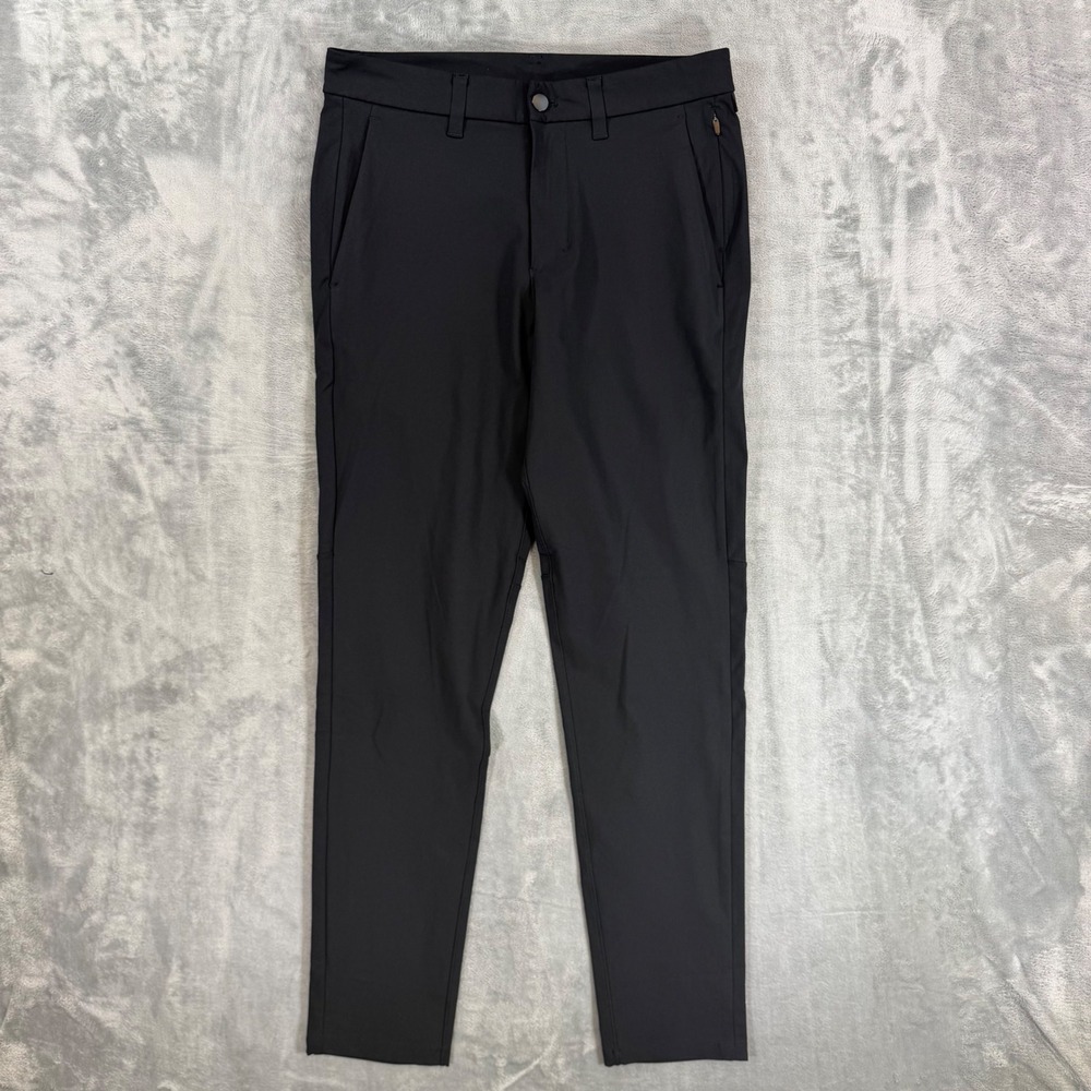 Lululemon ABC Slim Fit Pants Mens Size 30x32 Black Warpstreme Trouser